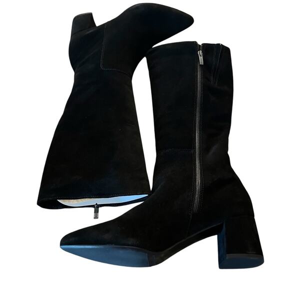 La Canadienne Heritage Heaven Black Waterproof Suede Dress Boots NEW Size 10 - Picture 6 of 11